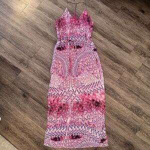 Rory Beca Theda T Back Maxi Dress in Bowie